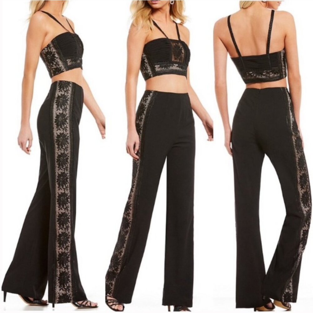 Free People Bella 2 Piece Crop Top Pants Set